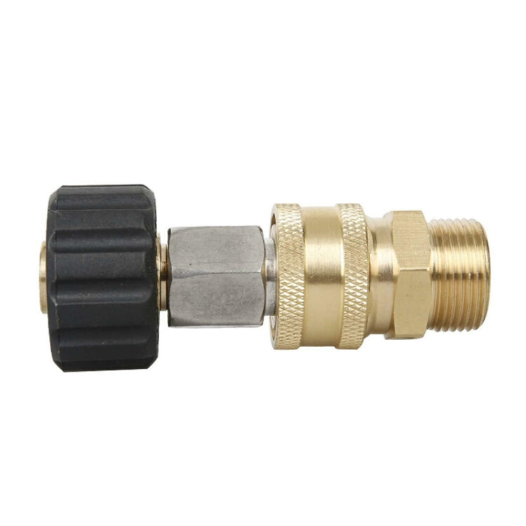 Accessori per idropulitrici Collegamento rapido per tubo dell'acqua per autolavaggio, 14-3/8 Male + 14-3/8 Female, 14-3/8 Male + 15-3/8 Female, 15-3/8 Male + 15-3/8 Female, 15-3/8 Male + 14-3/8 Female