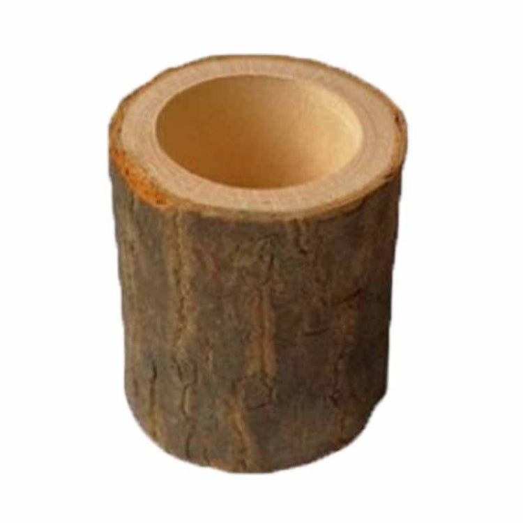 3 pezzi mini tronco naturale rotondo casa ufficio decorazione del giardino vaso di piante grasse portacandele piccolo bonsai decorazione della casa, S, M, L