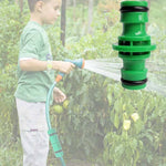 Attrezzo da giardino in plastica con connettore rapido per tubo di prolunga per riparazione ciuccio bidirezionale a 4 punti da 2 pezzi, 2pcs