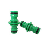 Attrezzo da giardino in plastica con connettore rapido per tubo di prolunga per riparazione ciuccio bidirezionale a 4 punti da 2 pezzi, 2pcs