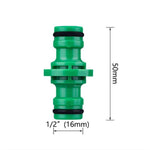 Attrezzo da giardino in plastica con connettore rapido per tubo di prolunga per riparazione ciuccio bidirezionale a 4 punti da 2 pezzi, 2pcs