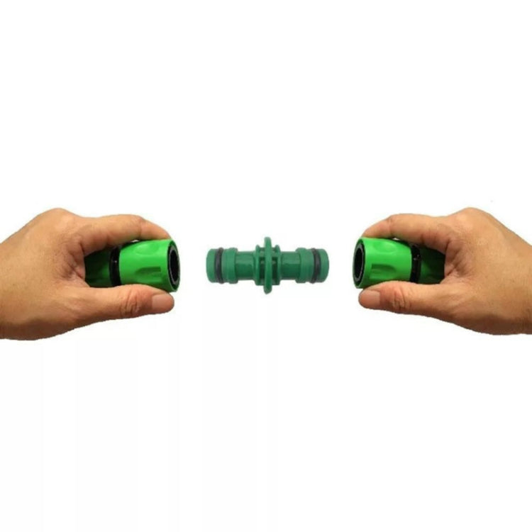 Attrezzo da giardino in plastica con connettore rapido per tubo di prolunga per riparazione ciuccio bidirezionale a 4 punti da 2 pezzi, 2pcs