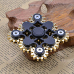 Fidget Spinner Nine Gear in metallo 62x62x20 mm