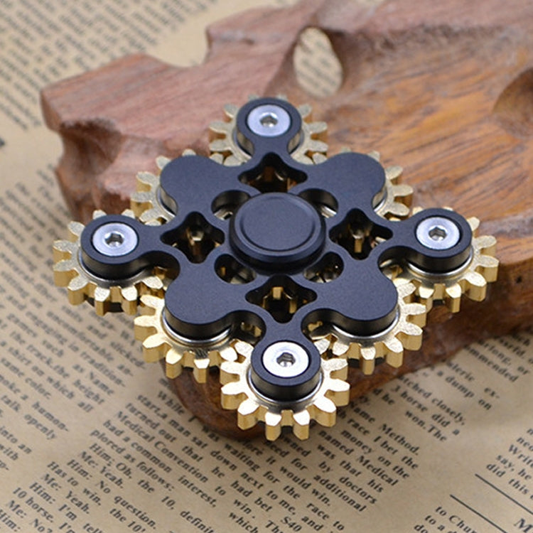 Fidget Spinner Nine Gear in metallo 62x62x20 mm