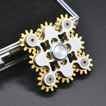 Fidget Spinner Nine Gear in metallo 62x62x20 mm