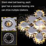 Fidget Spinner Nine Gear in metallo 62x62x20 mm