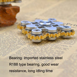 Fidget Spinner Nine Gear in metallo 62x62x20 mm