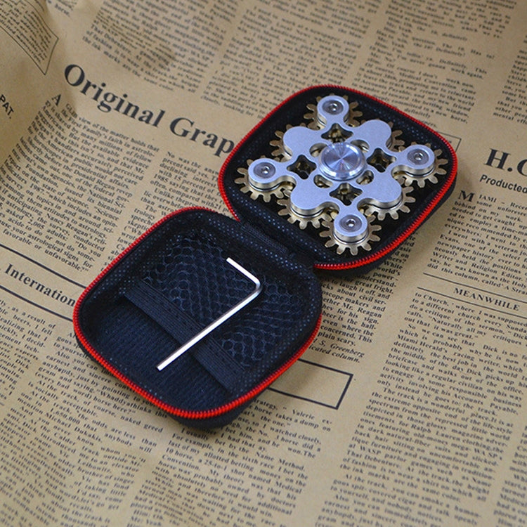 Fidget Spinner Nine Gear in metallo 62x62x20 mm