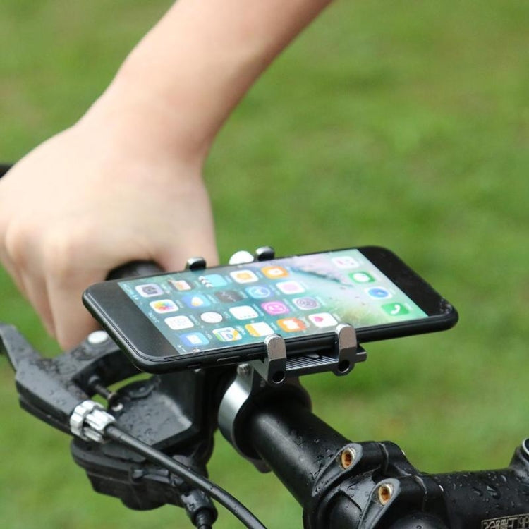 Attrezzatura da guida con staffa di navigazione per telefono cellulare in lega di alluminio per bicicletta G-81