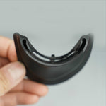 1 paio per parafango in gomma universale a forma di coda di pesce per Xiaomi Mijia M365 / M365 Pro scooter elettrico, 7.5 x 7cm