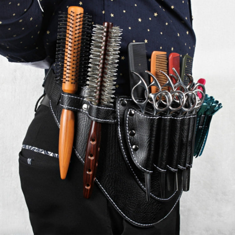 Parrucchiere Tagliacapelli Pettine Marsupio in pelle PU Barbiere Strumenti per capelli