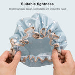 Cappello da bagno spesso impermeabile Copricapo per doccia a doppio strato Forniture per donna Cuffie da doccia, Dimensioni: 28 cm