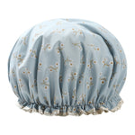Cappello da bagno spesso impermeabile Copricapo per doccia a doppio strato Forniture per donna Cuffie da doccia, Dimensioni: 28 cm