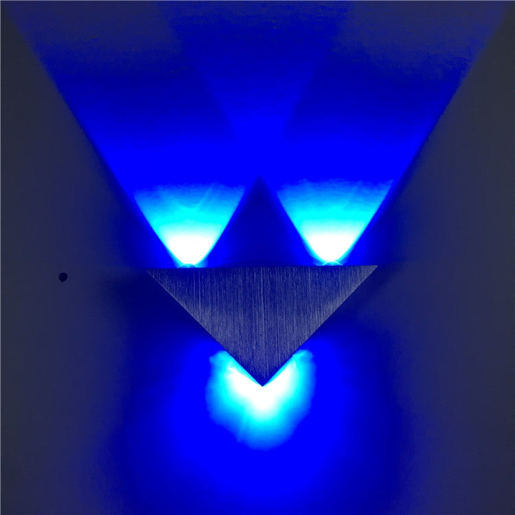 Luci da parete a LED triangolari per corridoi interni, 9W