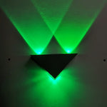 Luci da parete a LED triangolari per corridoi interni, 9W