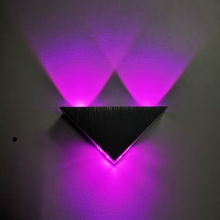 Luci da parete a LED triangolari per corridoi interni, 9W