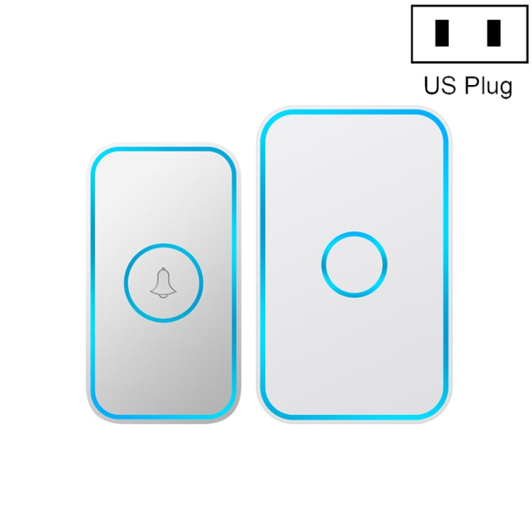 CACAZI A78 Campanello senza fili a lunga distanza Campanello elettronico con telecomando intelligente, US Plug, EU Plug, UK Plug