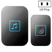 CACAZI A86 Campanello con telecomando per musica elettronica One For One Campanello wireless AC, US Plug, UK Plug, EU Plug