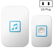 CACAZI A86 Campanello con telecomando per musica elettronica One For One Campanello wireless AC, US Plug, UK Plug, EU Plug
