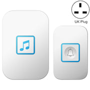 CACAZI A86 Campanello con telecomando per musica elettronica One For One Campanello wireless AC, US Plug, UK Plug, EU Plug