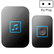 CACAZI A86 Campanello con telecomando per musica elettronica One For One Campanello wireless AC, US Plug, UK Plug, EU Plug