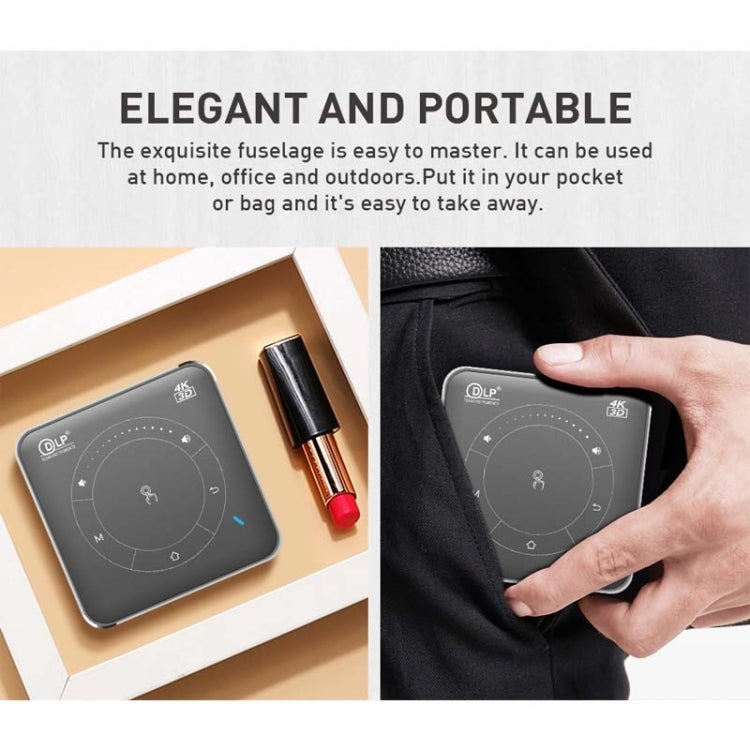 Mini proiettore 3D P11 4K HD DLP con Android 9.0