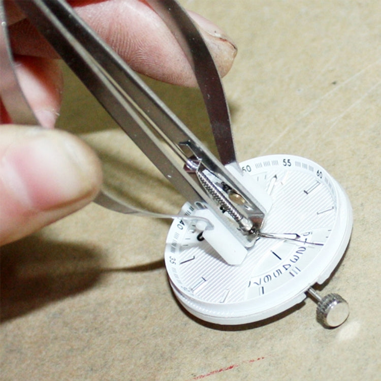 Strumento di riparazione del tavolo Prendi il dispositivo di rimozione del puntatore dell'orologio del morsetto dell'ago, Take Needle Clamp