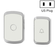 CACAZI A20 Campanello senza fili per casa intelligente Campanello impermeabile con telecomando per musica digitale, US Plug, UK Plug, EU Plug