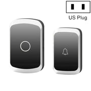 CACAZI A20 Campanello senza fili per casa intelligente Campanello impermeabile con telecomando per musica digitale, US Plug, UK Plug, EU Plug