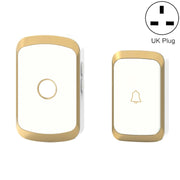 CACAZI A20 Campanello senza fili per casa intelligente Campanello impermeabile con telecomando per musica digitale, US Plug, UK Plug, EU Plug