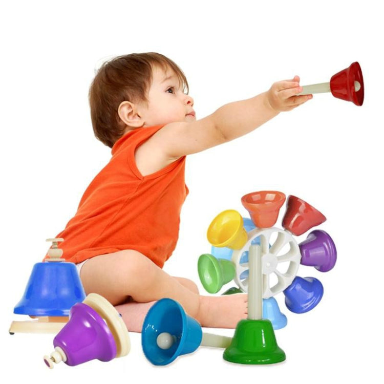 Giocattolo musicale a percussione con campana a otto toni strumento Orff per bambini, Eight-tone Bell Percussion Musical