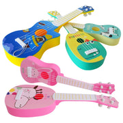 Piccolo strumento musicale di simulazione Mini quattro corde giocabile Ukulele Giocattolo musicale per l'educazione della prima infanzia, Pink Rabbit, Light Blue Zebra, Pink Giraffe, Yellow Dinosaur, Blue Bear