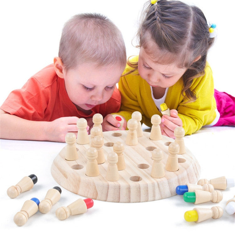Giocattolo educativo in legno per memoria e concentrazione