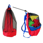 Borsa per riporre i giocattoli da spiaggia per bambini. Zaino per borsa per rete di stoccaggio per attrezzi da sabbia, Backpack