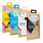 Scatola per imballaggio custodia in pelle per custodia in carta kraft da 50 pezzi, L 5.8-6.7 Inch, S 4.7 Inch