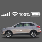 10 adesivi per parabrezza per auto, segnale WiFi, potenza, adesivi per auto, decalcomanie in vinile, L, M, S
