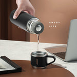 Tazza da tè portatile da lavoro portatile da 500 ml in acciaio inossidabile 304, specifiche:, Basic, Gift Box Set