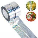 Nastro repellente per uccelli biadesivo Nastro anti-uccelli Nastro riflettente lampeggiante per uccelli, 2.4 x 100m, 4.8 x 50m, 4.8 x 80m, 4.8 x 110m