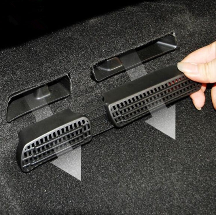 2 pezzi di copertura di scarico dell'aria per auto. Copertura di protezione per presa d'aria del sedile per Skoda, Upgraded pair, Flocked pair
