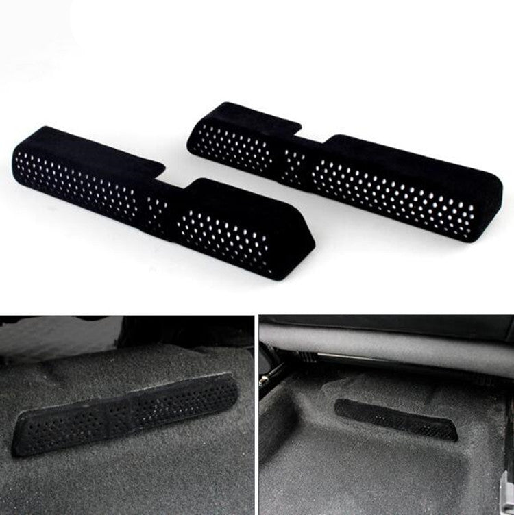 2 pezzi di copertura di scarico dell'aria per auto. Copertura di protezione per presa d'aria del sedile per Skoda, Upgraded pair, Flocked pair
