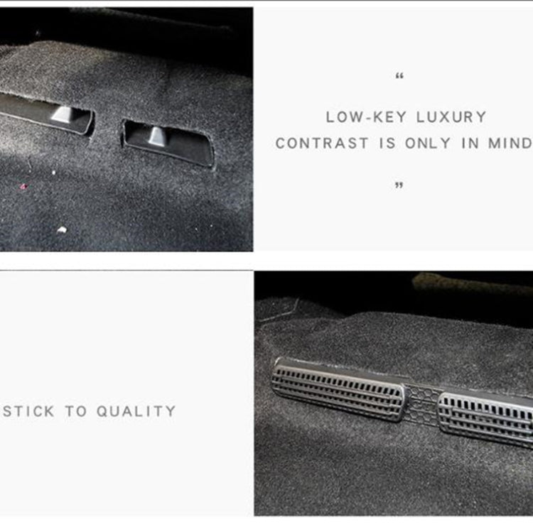 2 pezzi di copertura di scarico dell'aria per auto. Copertura di protezione per presa d'aria del sedile per Skoda, Upgraded pair, Flocked pair