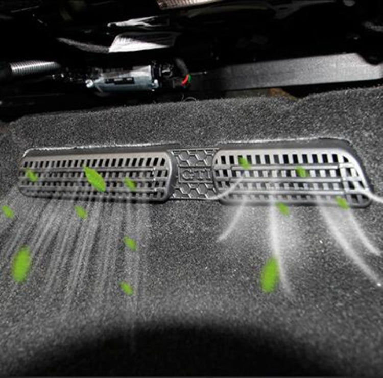 2 pezzi di copertura di scarico dell'aria per auto. Copertura di protezione per presa d'aria del sedile per Skoda, Upgraded pair, Flocked pair