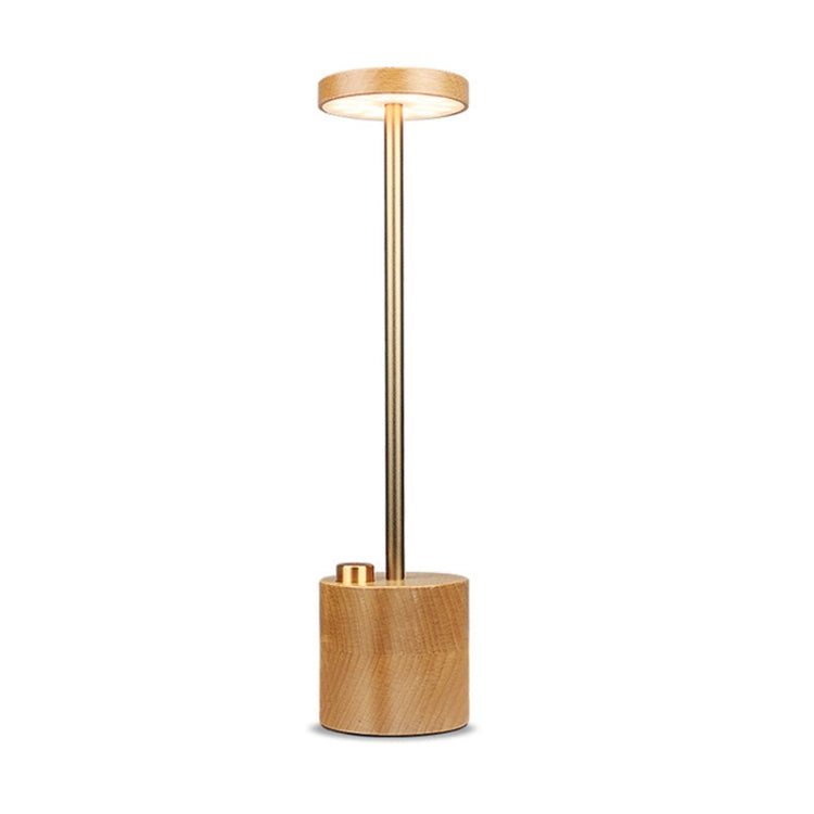 Lampada da scrivania per hotel in legno massello ricaricabile USB creativa Lampada da lettura per apprendimento per bambini in dormitorio per studenti con protezione per gli occhi