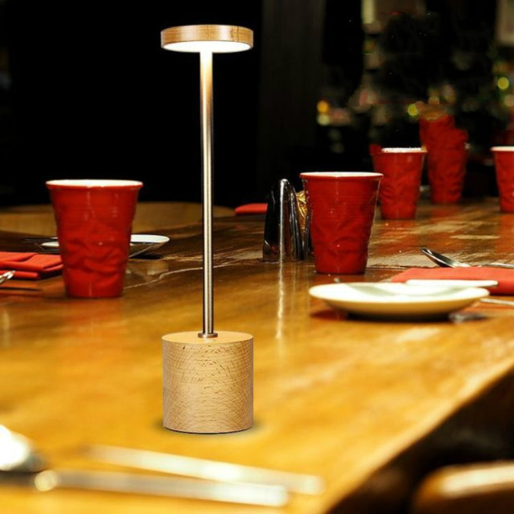 Lampada da scrivania per hotel in legno massello ricaricabile USB creativa Lampada da lettura per apprendimento per bambini in dormitorio per studenti con protezione per gli occhi