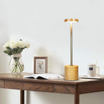 Lampada da scrivania per hotel in legno massello ricaricabile USB creativa Lampada da lettura per apprendimento per bambini in dormitorio per studenti con protezione per gli occhi