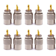 Connettore per antenna UHF maschio PL259 da 10 pezzi RG8 / RG58, UHF Male