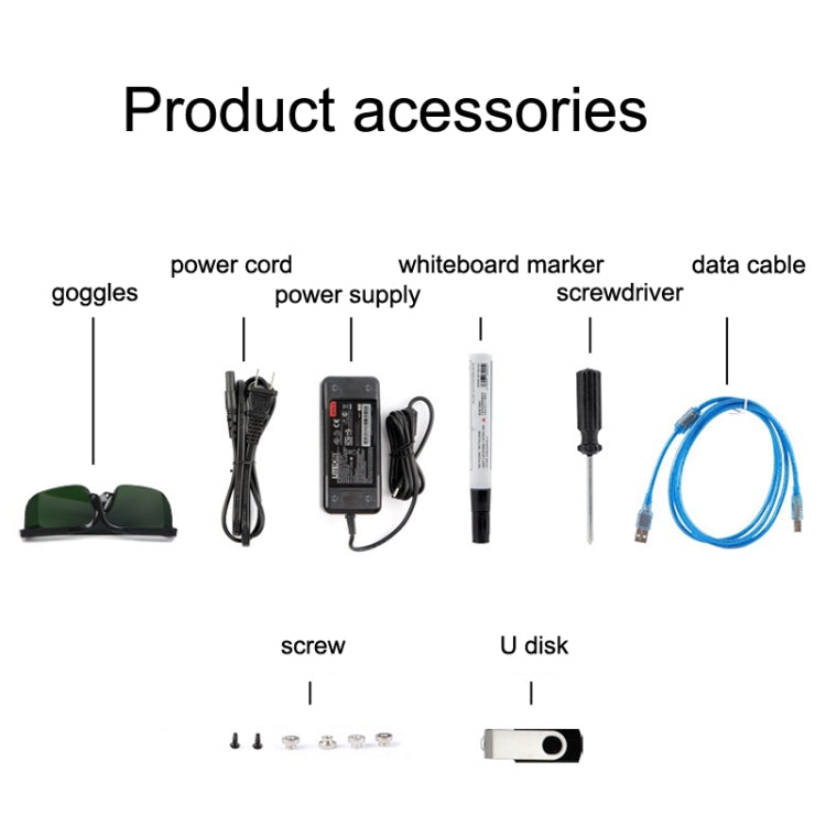 Macchina per incisione laser portatile piccola automatica CNC DAJA D2 15W in acciaio inossidabile, D2 15W EU Plug, D2 15W US Plug