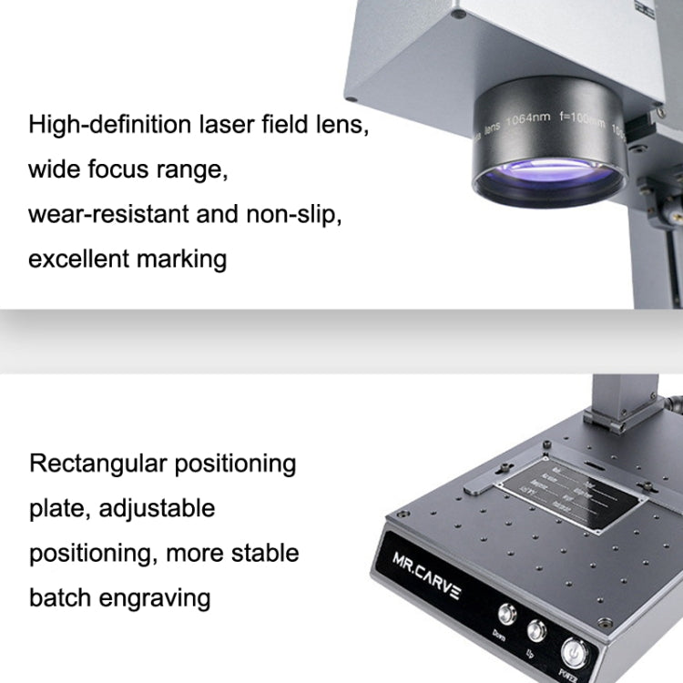 Macchina per intaglio laser con targhetta in metallo DAJA M1 Pro 10W ad alta precisione, M1 Pro Industrial Software EU Plug, M1 Pro Industrial Software US Plug, M1 Pro Rotating Shaft EU Plug, M1 Pro Rotating Shaft US Plug