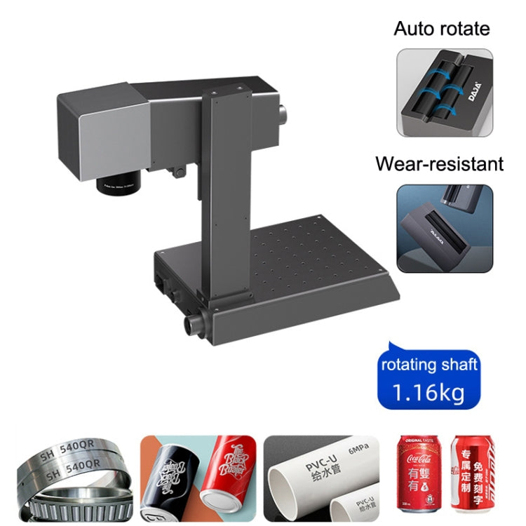 Macchina per intaglio laser con targhetta in metallo DAJA M1 Pro 10W ad alta precisione, M1 Pro Industrial Software EU Plug, M1 Pro Industrial Software US Plug, M1 Pro Rotating Shaft EU Plug, M1 Pro Rotating Shaft US Plug