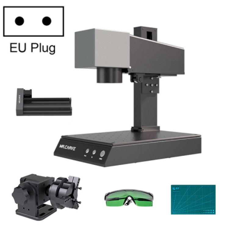 Macchina per intaglio laser con targhetta in metallo DAJA M1 Pro 10W ad alta precisione, M1 Pro Industrial Software EU Plug, M1 Pro Industrial Software US Plug, M1 Pro Rotating Shaft EU Plug, M1 Pro Rotating Shaft US Plug